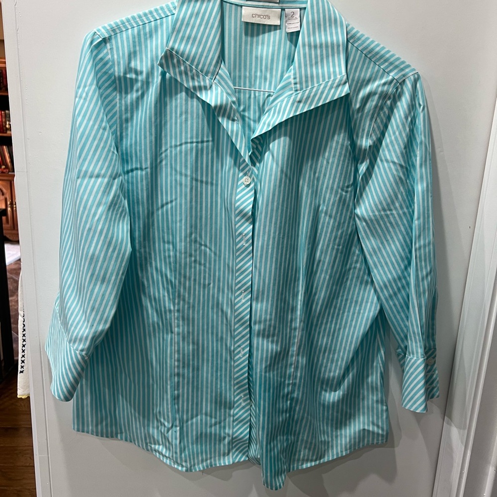 Aqua stripes